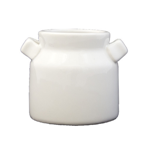 Горщик маленький керамічний білий Київ - фото 1