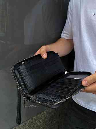 Клатч на дві блискавки з фактурною натуральною шкірою MC-086-5902С Кам'янське