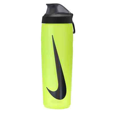 Бутылка для воды Nike Refuel Bottle Locking Lid 24 OZ лимонний, чорний 709 мл N.100.7668.705.24 (887791745101) Винница