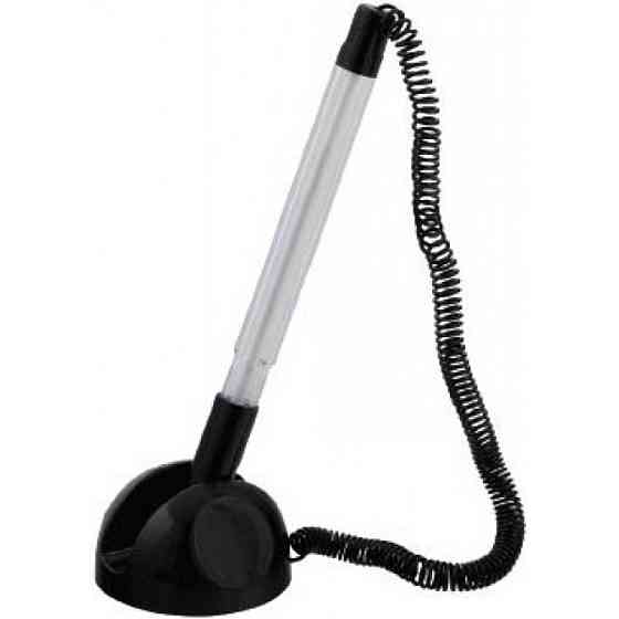 Ручка шариковая Buromax non-retractable, Desk pen, blue (BM.8141-01) Винница