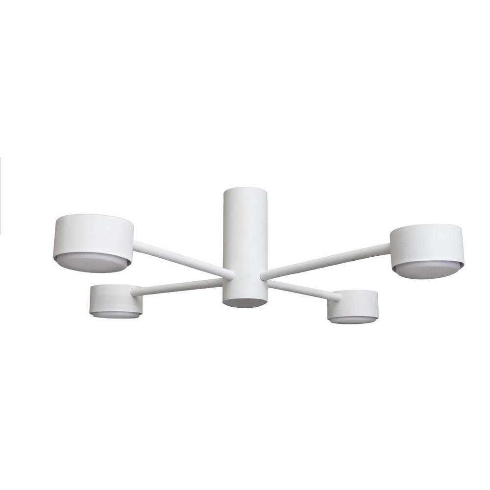 Люстра потолочная MSK Electric Copter на четыре круглых плафона под лампы GX53 белая NL 8041-4 WH Одесса - изображение 1