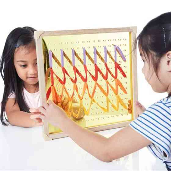 Шнурівка Guidecraft Manipulatives Великі фігури (G6804) Киев