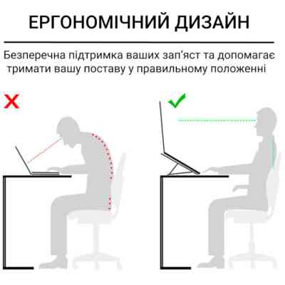 Підставка до ноутбука OfficePro LS320B Black (LS320B) Вінниця