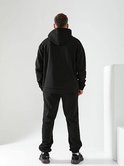 Чоловічий зимовий спортивний костюм на флісі Чорний 46/48 Харків - фото 7