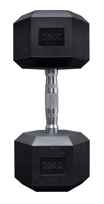 Гантель шестигренна (гексагональна) VNK PRO 20 кг (1 шт.) Київ - фото 3