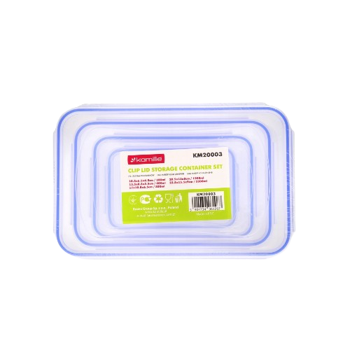 Набір контейнерів для зберігання 5 предметів пластик KAMILLE Житомир - фото 4