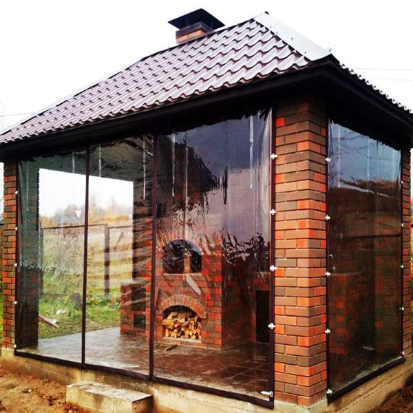 М'яке вікно для альтанки, балкона, веранди (1х3 м) гнучке вікно з окантовкою Київ - фото 10