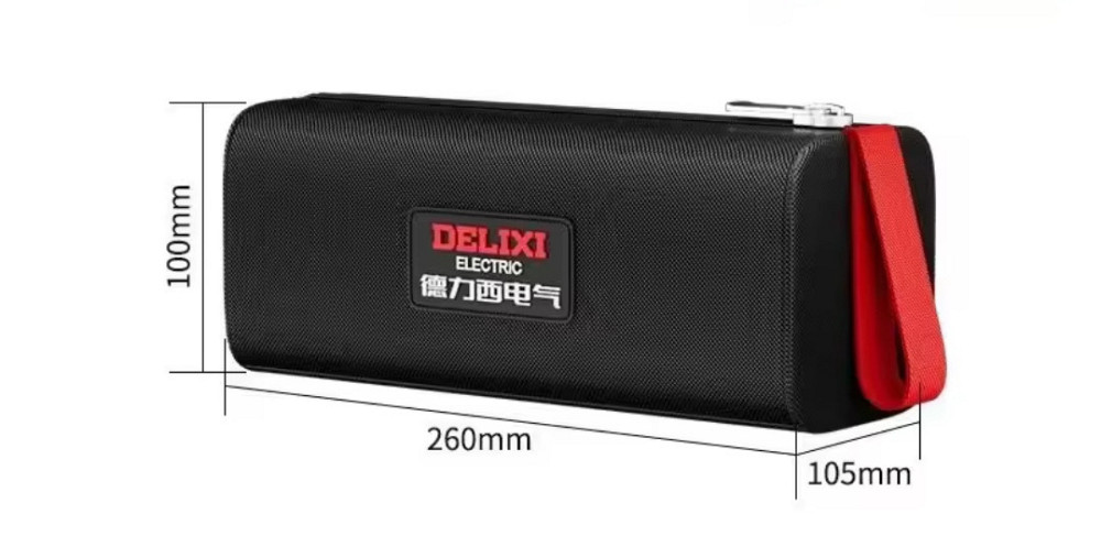 Сумка для инструментов Delixe Electric 26 на 10 см черный Киев - изображение 2