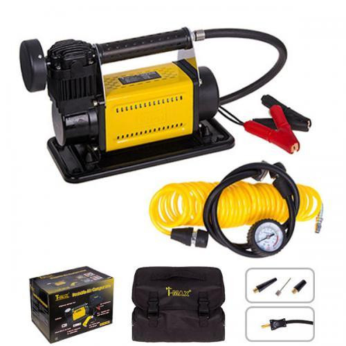 Компрессор T-max 30А 150psi 72л/мин с клеммами и шлангом Харьков - изображение 7
