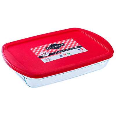 Форма для выпечки O Cuisine з кришкою прямокутна 40 х 27 х 7 см 4.5 л (240PC05/7044) Винница - изображение 1
