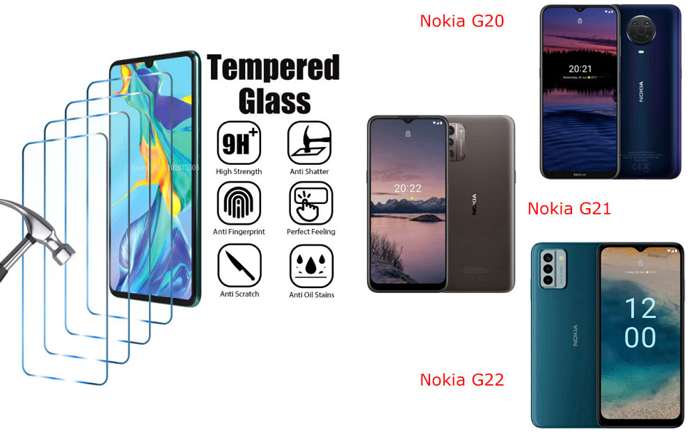 Защитное стекло ArmorGlass для Nokia G20, Nokia G21, Nokia G22 – устойчивое к царапинам и ударам Киев - изображение 1