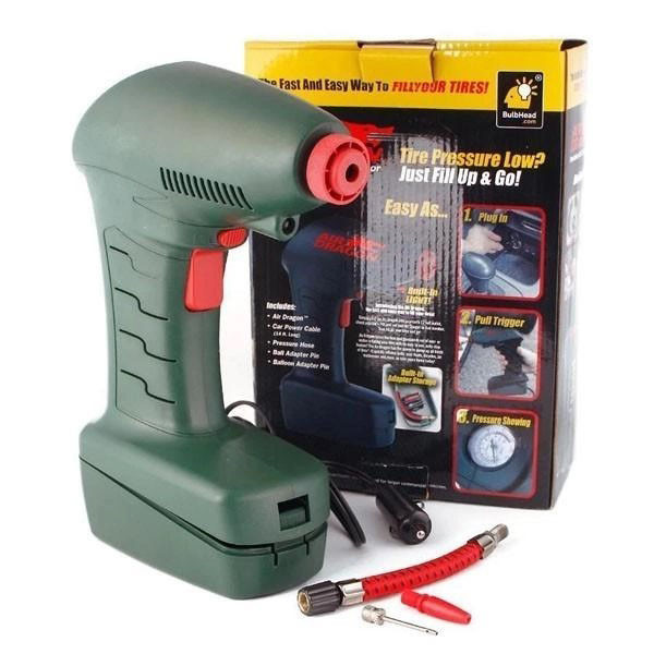 Автомобильный компрессор для накачивания шин, Насос компрессор портативный 12 в dc YZ-36 Львов - изображение 3