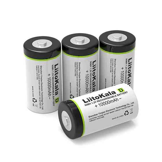 Акумулятор LiitoKala D на 10000 мАг 1.2V Рівне