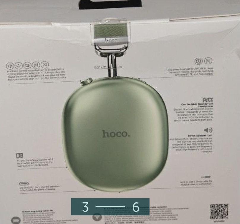 Наушники: HOCO W35 AIR.Нові запаковані. Харьков - изображение 5