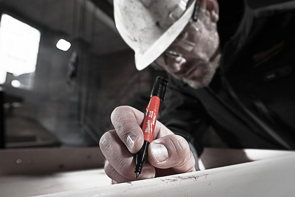 Маркер для будмайданчика InkZAll MILWAUKEE, тонкий, чорний Одесса - изображение 3