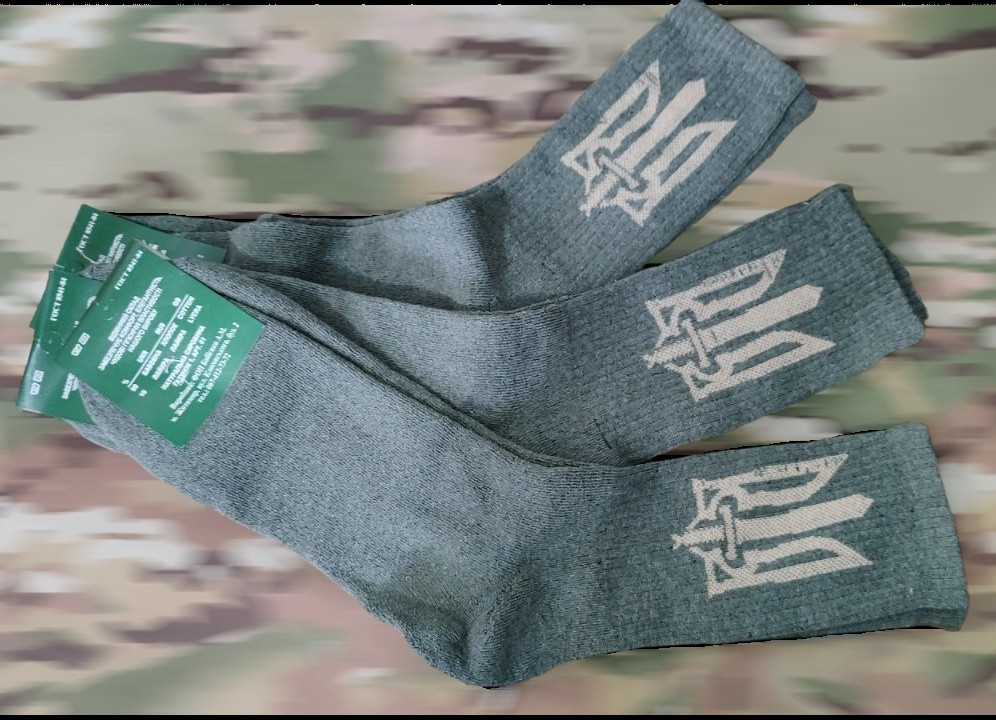 Трекинговые  мужские носки с гербом ВТ7628 Одесса - изображение 9