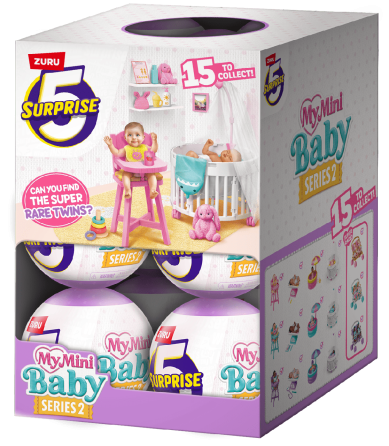 Ігровий набір Zuru 5 SURPRISE MY MINI BABY Немовля з аксесуарами в асортименті (7120477) Київ