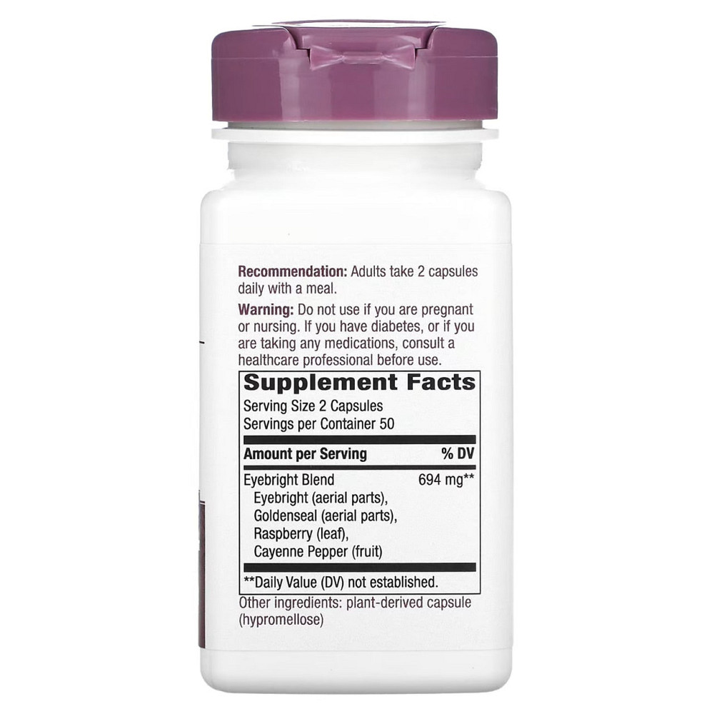 Очанка Nature's Way Eyebright Herbal Blend 694 мг 100 вег капсул Київ - фото 2