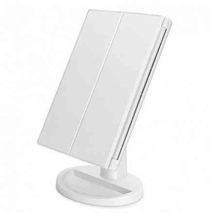 Зеркало с подсветкой LED фигурное, Косметическое usb зеркало для макияжа с подсветкой UF-24 Львов