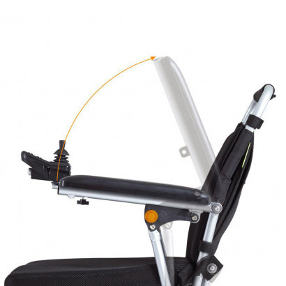 Складна інвалідна електроколяска з керуванням 3 в 1 Airwheel H3T до 130 кг Дніпро - фото 2