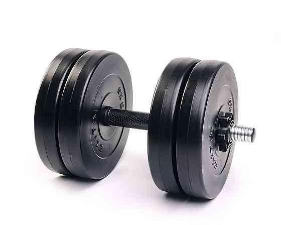 Гантель разборная Elitum 21 кг, композит, для тренировок дома и в спортзале Киев