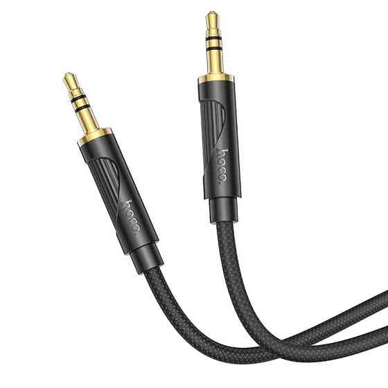 Аудiо кабель HOCO UPA30 Friend audio cable AUX Black Одеса