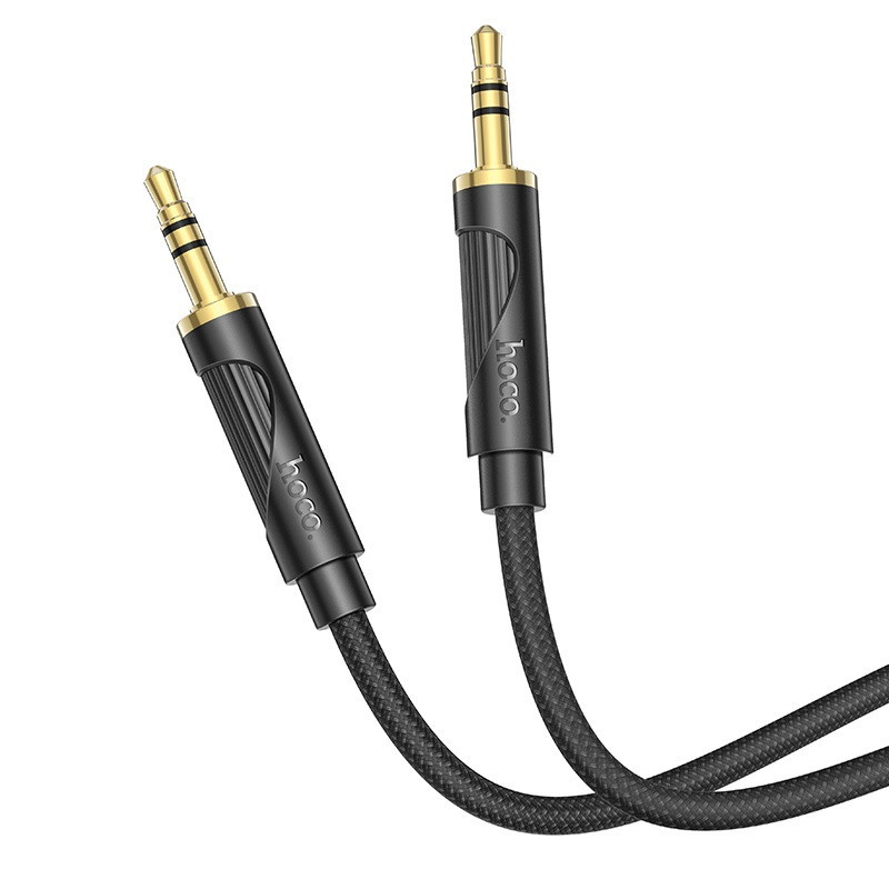 Аудiо кабель HOCO UPA30 Friend audio cable AUX Black Одеса - фото 1