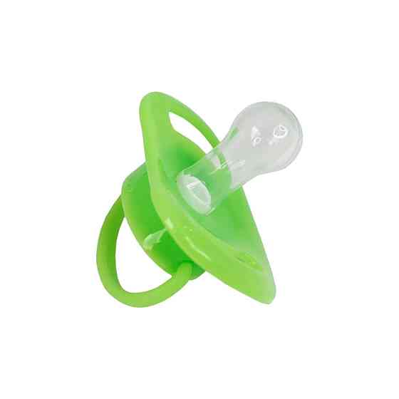 Пустушка силіконова кругла MGZ-0516(Green) з ковпачком Вінниця