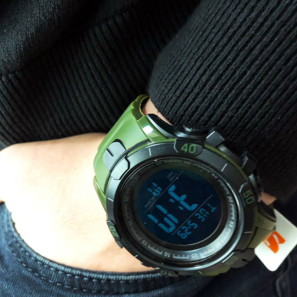 Протиударні годинники, Водонепроникні наручні електронні годинники для чоловіків для походів CI-28 Івано-Франківськ - фото 2