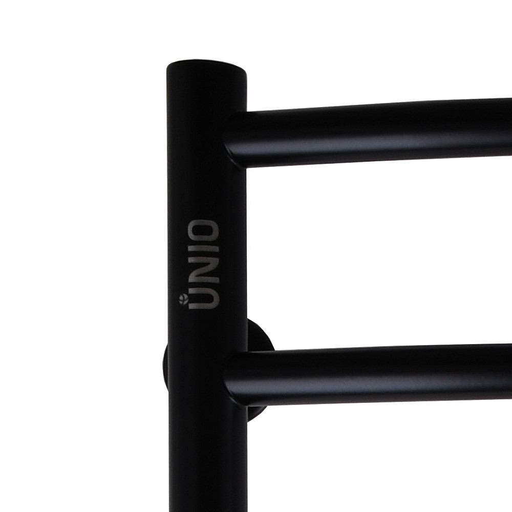 Рушникосушарка UNIO LDE W 1000-500-9 BLK Драбинка Дуга Еліт вода чорна Киев - изображение 4