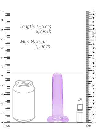 Фалоімітатор - Realrock Dildo 5,3" Purple Sex Aura Київ