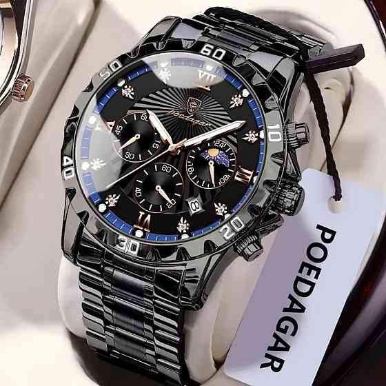 Годинник чоловічий наручний Poedagar Extra Чорний Київ