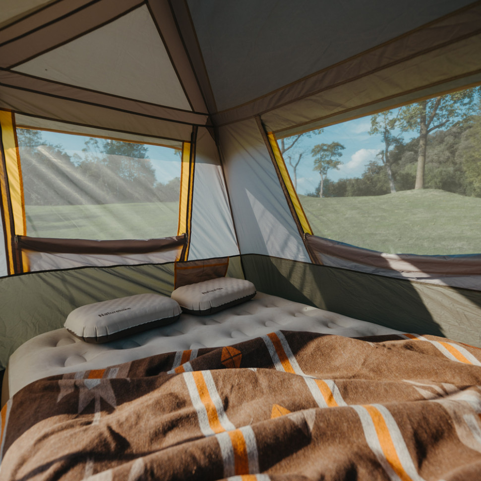 Палатка четырехместная Naturehike Cape Series 5.2 CNK2450WS037, серо-коричневая Киев - изображение 10