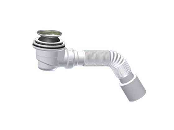 Сифон Д0230 (Душ) L=400 D=50 ТМ SOLO PLAST Київ