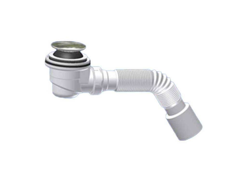 Сифон Д0230 (Душ) L=400 D=50 ТМ SOLO PLAST Київ - фото 1