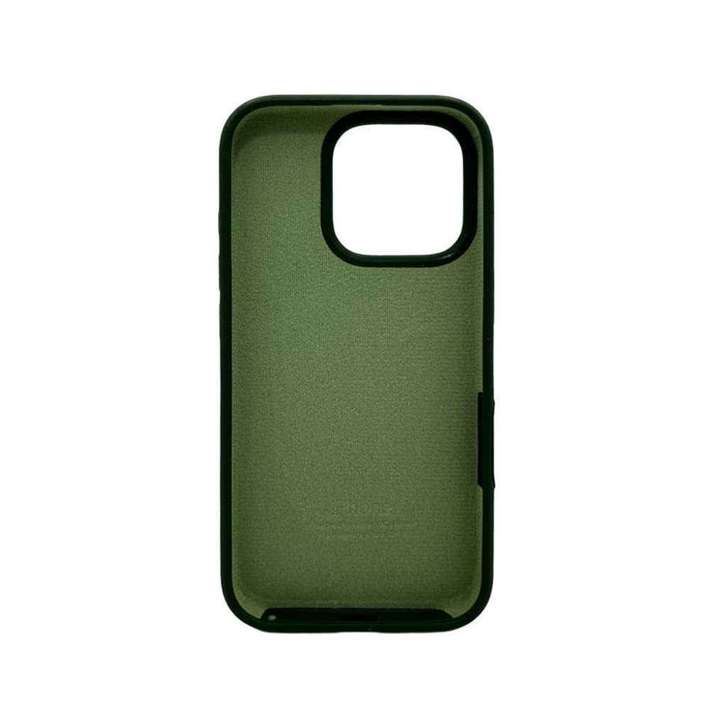 Чохол для смартфона Silicone Full Case AA Open Cam for Apple iPhone 16 Pro 31,Dark Green Киев - изображение 3
