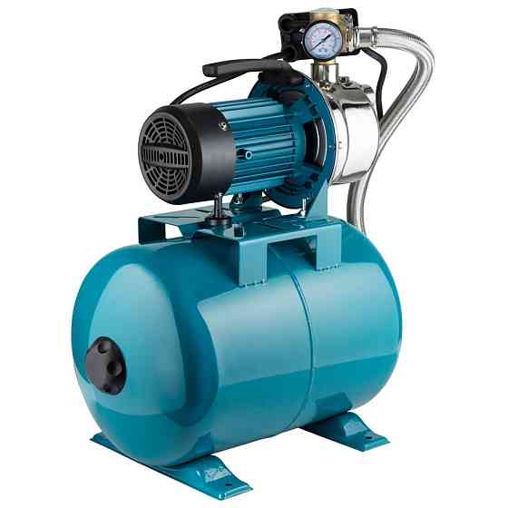 Станция 0.6кВт Hmax 35м Qmax 50л/мин (самовсасывающий насос нерж) 24л Украина AquaticaLEO EKJ-602SA5/UA Ровно