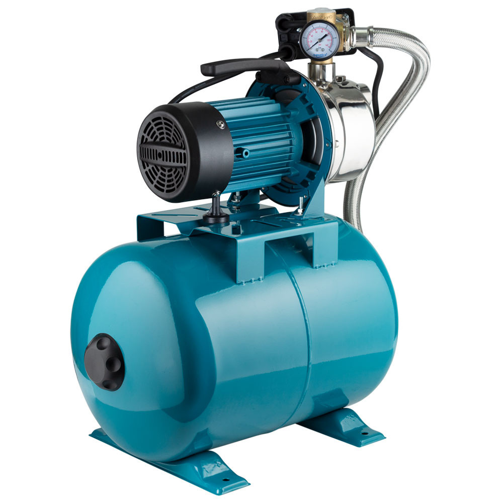 Станція 0.6кВт Hmax 35м Qmax 50л/хв (самовсмоктувальний насос нерж) 24л Україна AquaticaLEO EKJ-602SA5/UA Рівне - фото 5