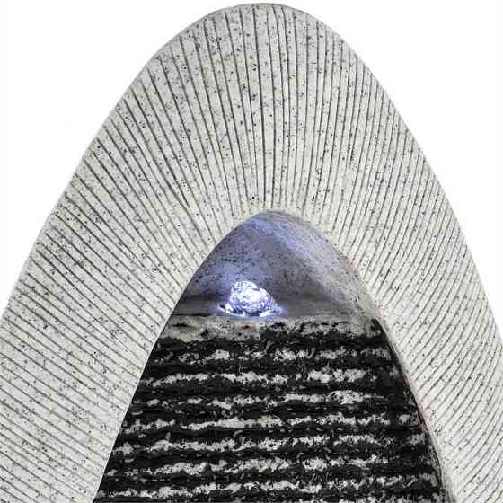 Настенный фонтан Gavarnie LED 37,5x89,5x9 см овал 6Вт помпа IP 67 (Германия, читать описание) Ровно