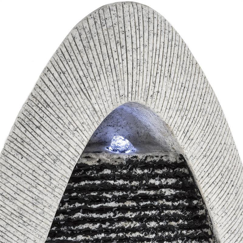 Настінний фонтан Gavarnie LED 37,5x89,5x9 см овал 6 Вт помпа IP 67 (Німеччина, читати опис) Рівне - фото 4