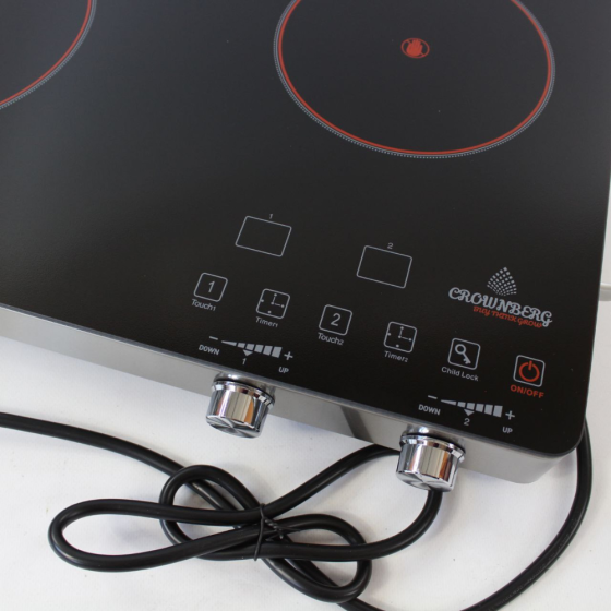 Інфрачервона плита 2000W,дві комфорки,CB-1332 SBR Київ