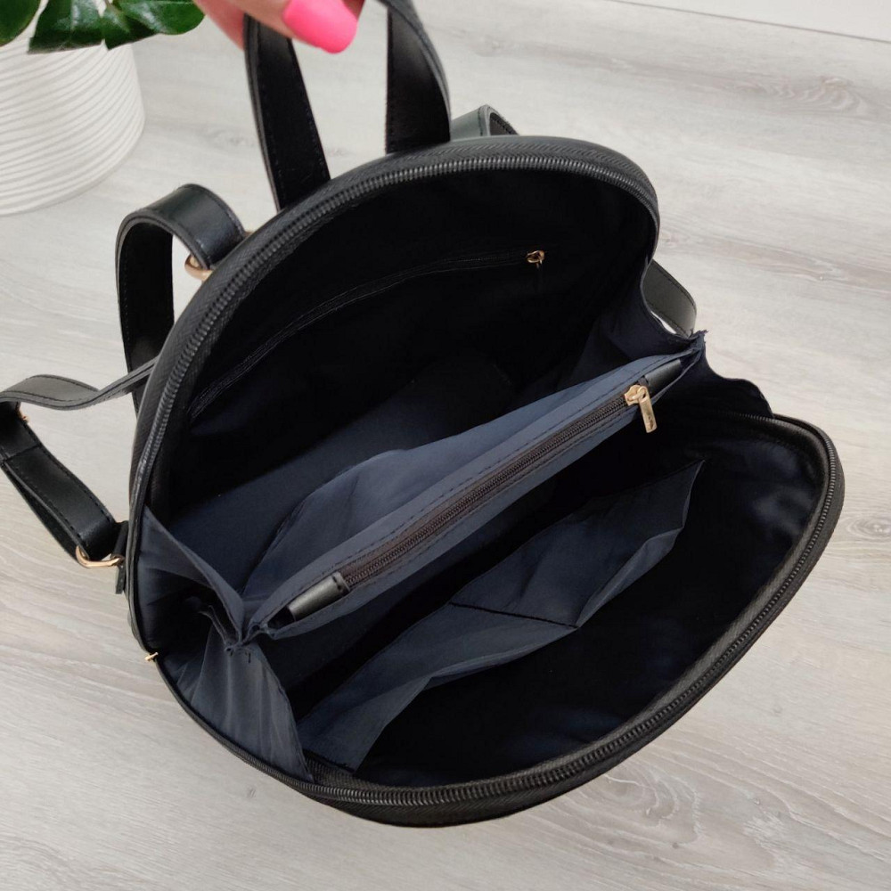 Брендовый женский рюкзак-сумка. Женский маленький брендовый рюкзак-сумка 707 Киев - изображение 3