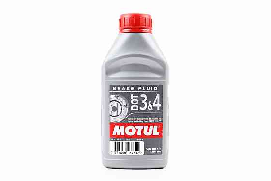 Гальмівна рідина синтетична "DOT 3/4 Brake Fluid", 500ml Бершадь
