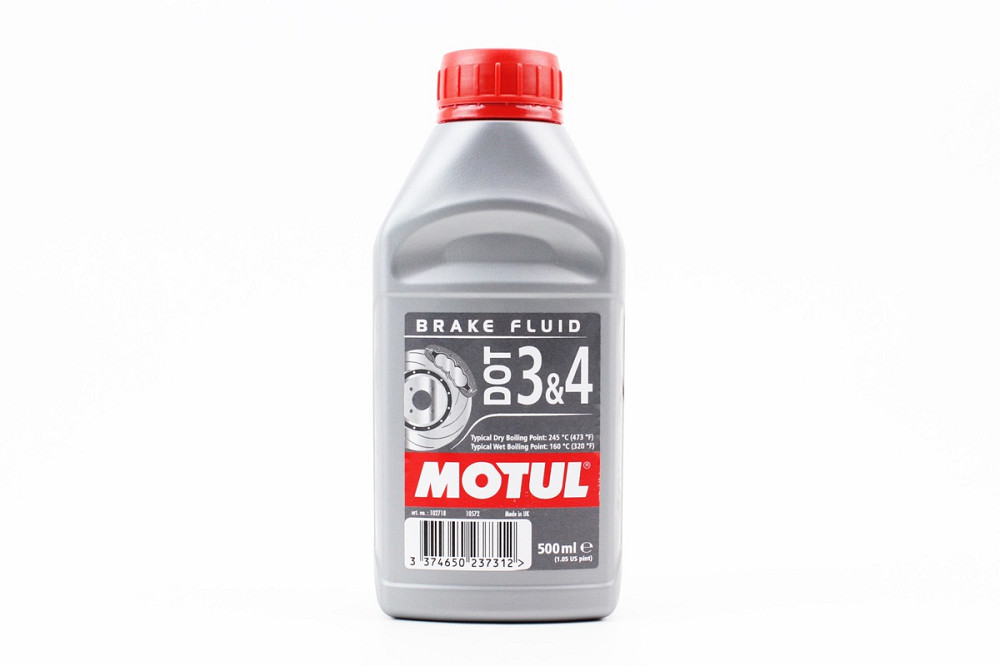 Гальмівна рідина синтетична "DOT 3/4 Brake Fluid", 500ml Бершадь - фото 1