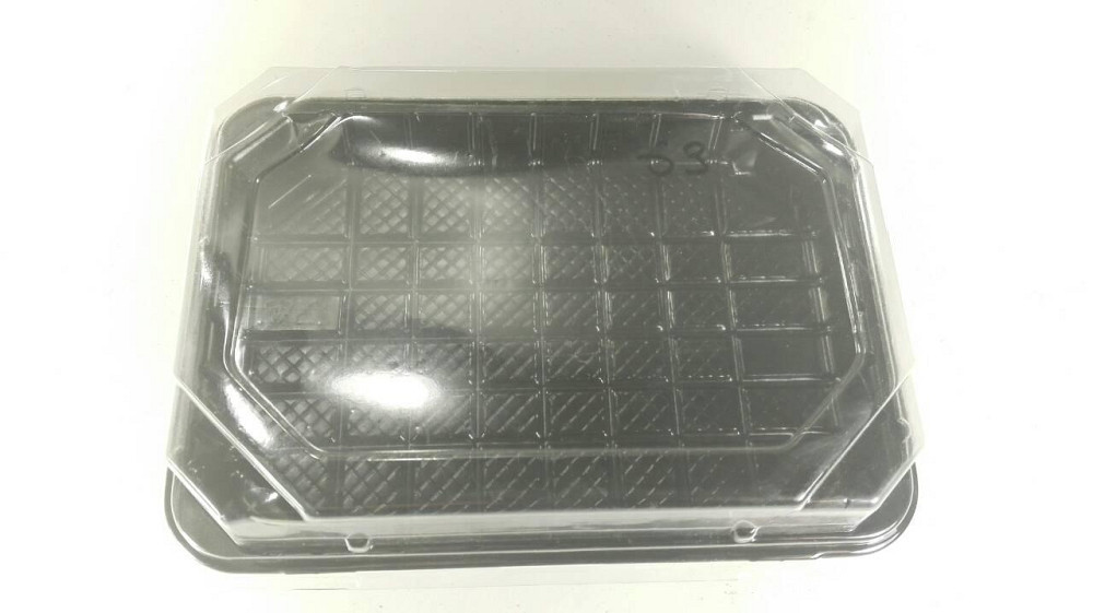 Упаковка для суші з кришкою ПС-63ДЧ 16,8*11,5 см 50 шт/уп Харків - фото 2