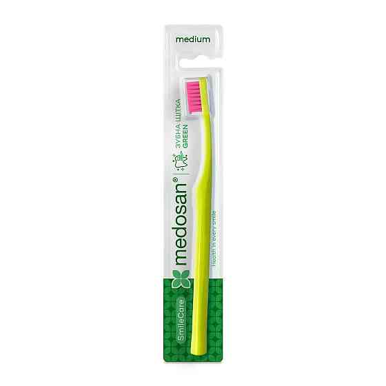 Зубна щітка SmileCare Medium Green Medosan Київ