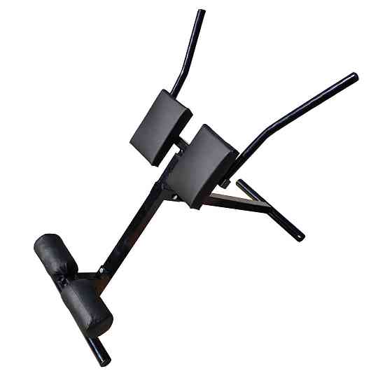 Лавка для гіперекстензії 45 градусів KZ-831 складна Тренажери для преса, гіперекстензії регульована Київ