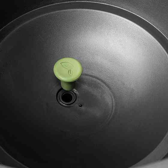 Горщик для рослин Keter Rattan hanging sphere з ланцюжками підвісний, антрацит, 8,6 л Київ