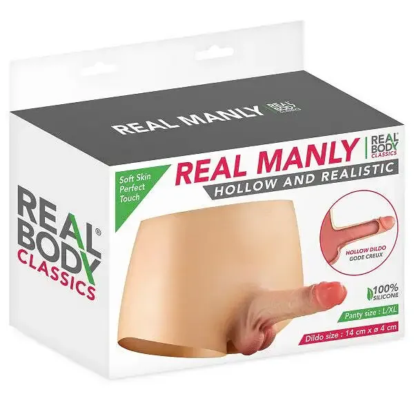 Страпон Real Body — Real Manly hollow and realistic L/XL Львів - фото 5
