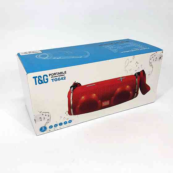 Портативна колонка зі світлодіодним підсвічуванням TG642, Портативна акустична bluetooth колонка OU-76 Івано-Франківськ